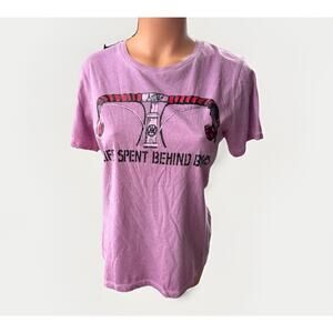 Apres Velo After Cycle Wear Womens Purple T-Shirt Size L